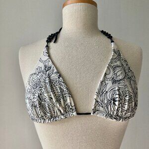 Triumph Black & White Print, Beaded Bikini